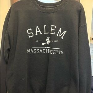 Salem Massachusetts Black Sweatshirt